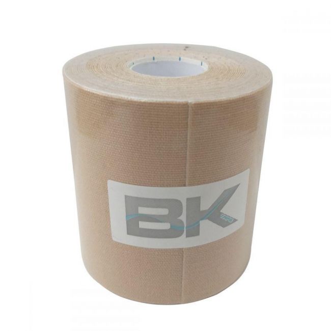 Bandagem Elástica Funcional Bk Tape 7,5cm X 5 m Bege