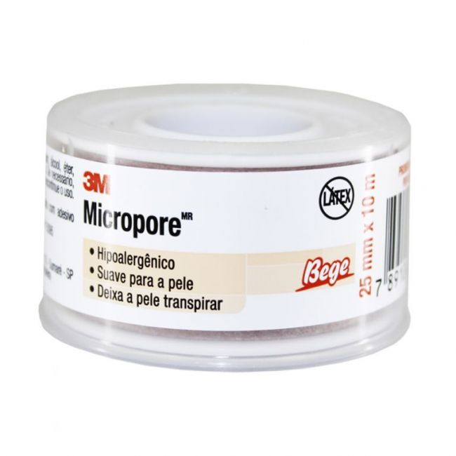 Micropore 3M Bege 25mmx10m