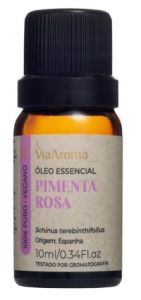 Óleo Essencial Pimenta Rosa Via Aroma - 10ml